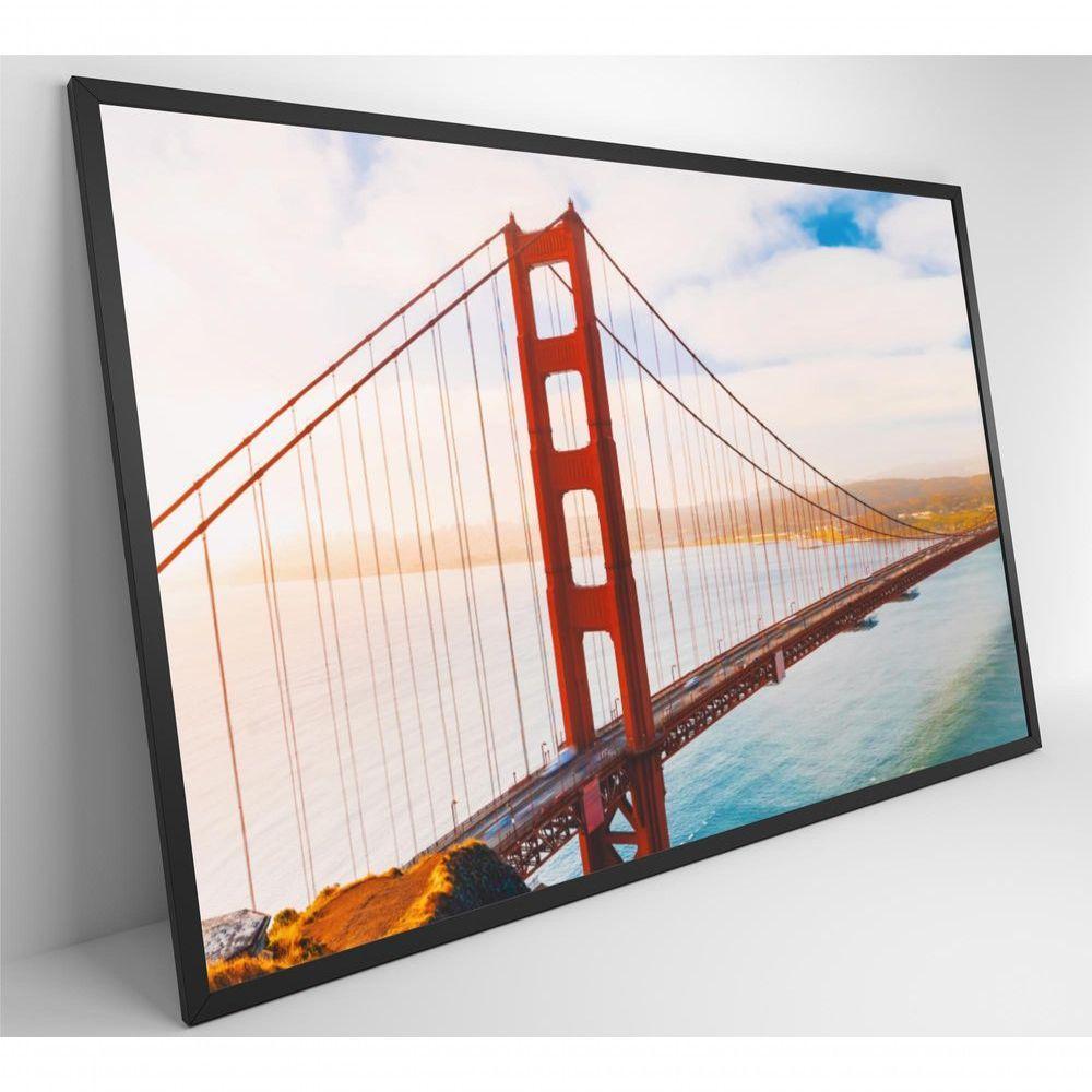 Quadro Ponte Golden Gate 90x60 Cm Tecido Canvas - 7