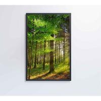 Quadro árvore Verde 2 60x90 Cm Vidro Impresso - 3