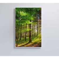 Quadro árvore Verde 2 80x120 Cm Tecido Canvas - 2