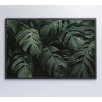 Quadro Folhas 120x80 Cm Vidro Impresso - 5