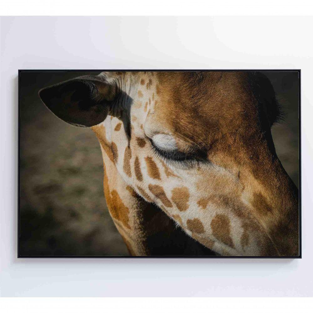 Quadro Girafa 120x80 Cm Vidro Impresso - 2