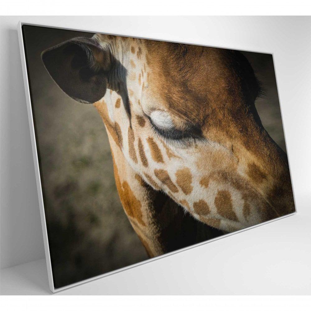 Quadro Girafa 120x80 Cm Vidro Impresso - 6