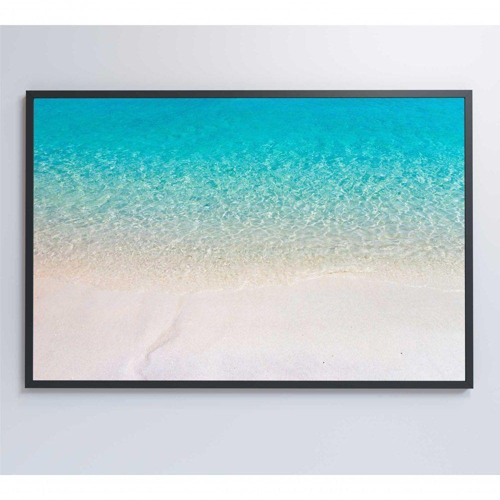 Quadro Mar Claro 60x40 Cm Tecido Canvas - 6