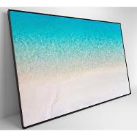Quadro Mar Claro 60x40 Cm Tecido Canvas - 5