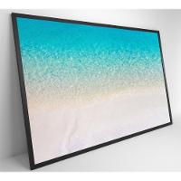 Quadro Mar Claro 60x40 Cm Tecido Canvas - 8
