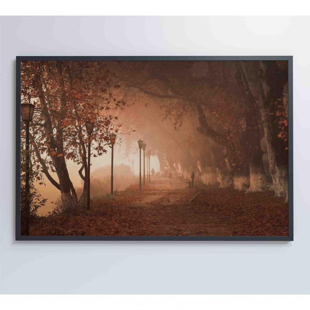 Quadro Bosque 120x80 Cm Vidro Impresso - 5