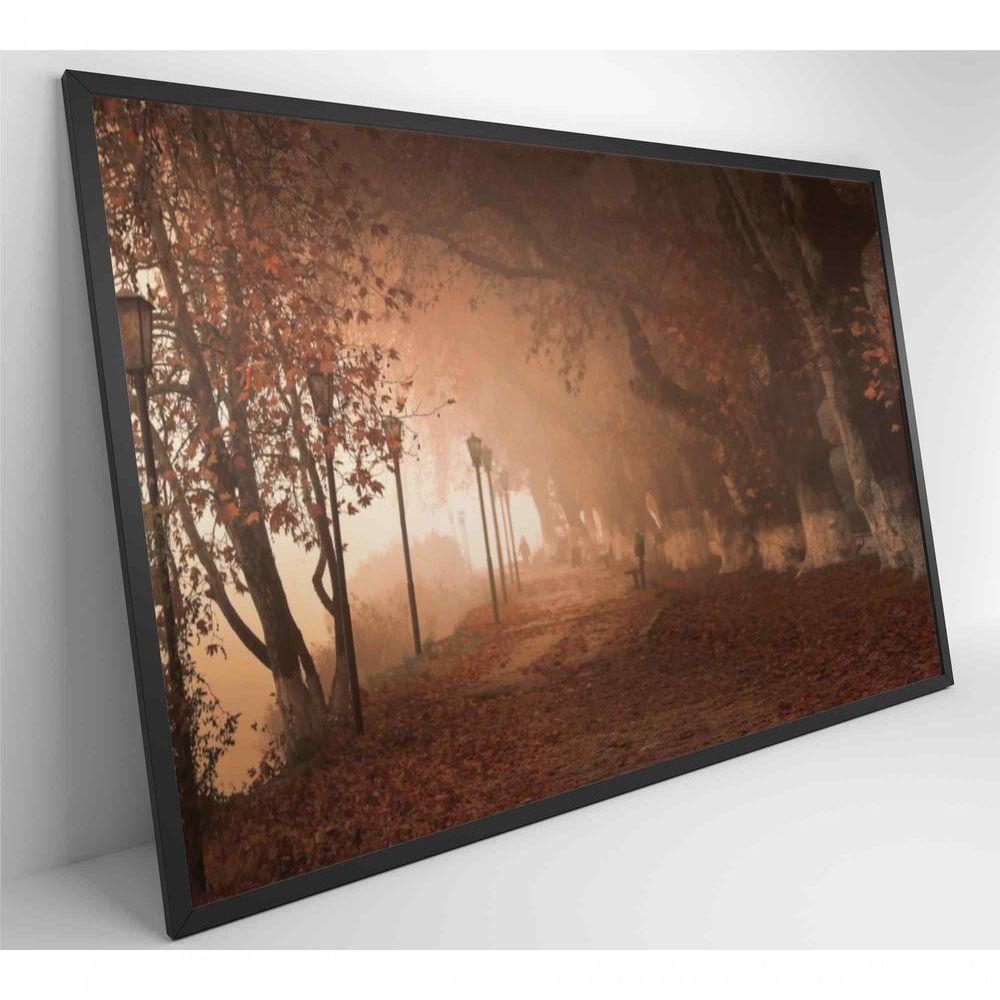 Quadro Bosque 60x40 Cm Adesivo Fotográfico - 8