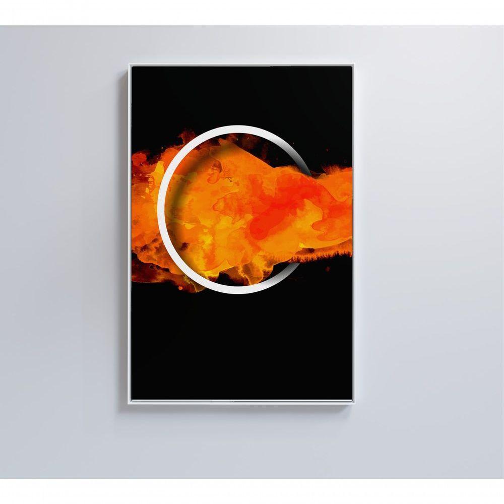 Quadro Circulo Playstation 90x60 Cm Vidro Impresso - 1