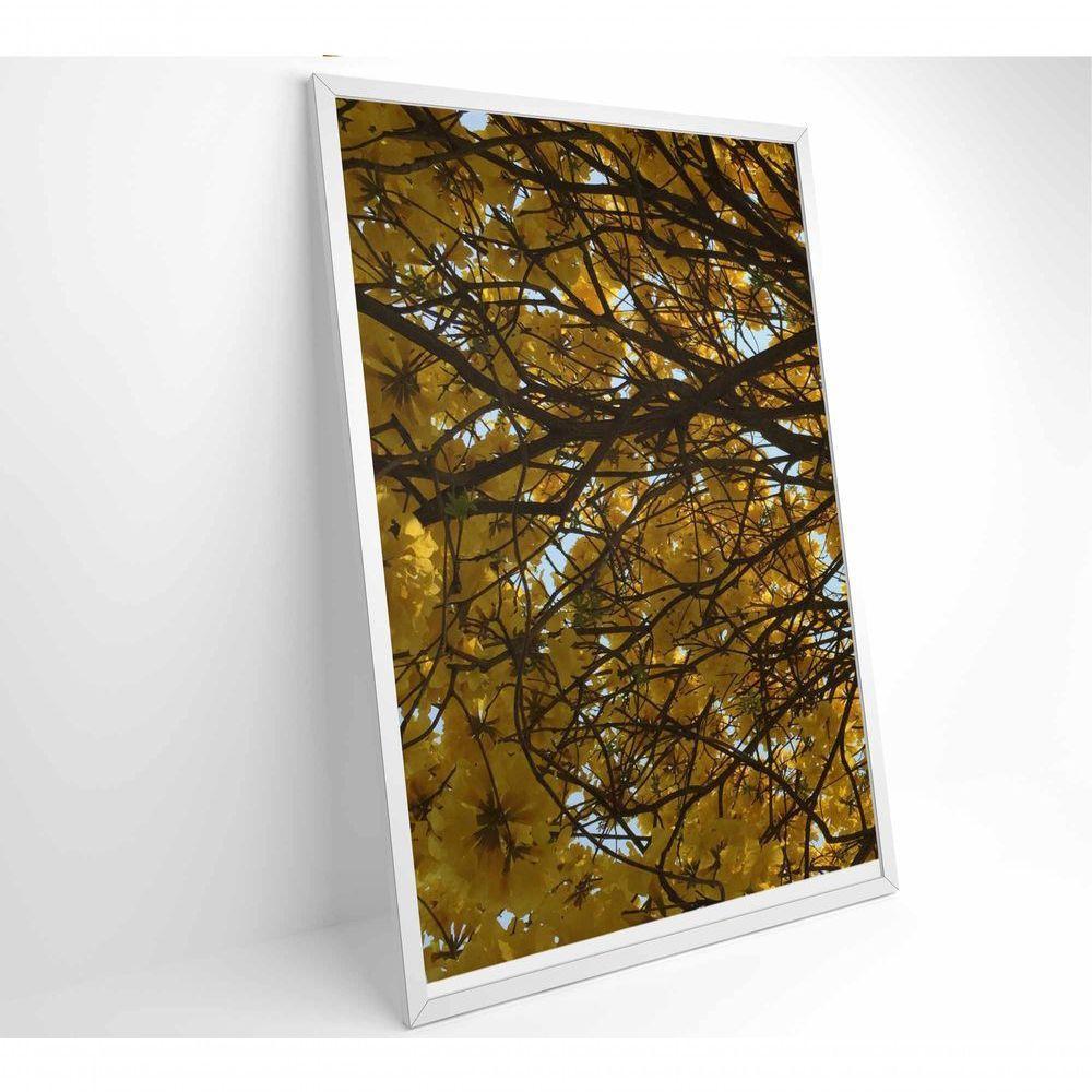 Quadro Flores Ipê Amarelo 40x60 Cm Tecido Canvas - 2