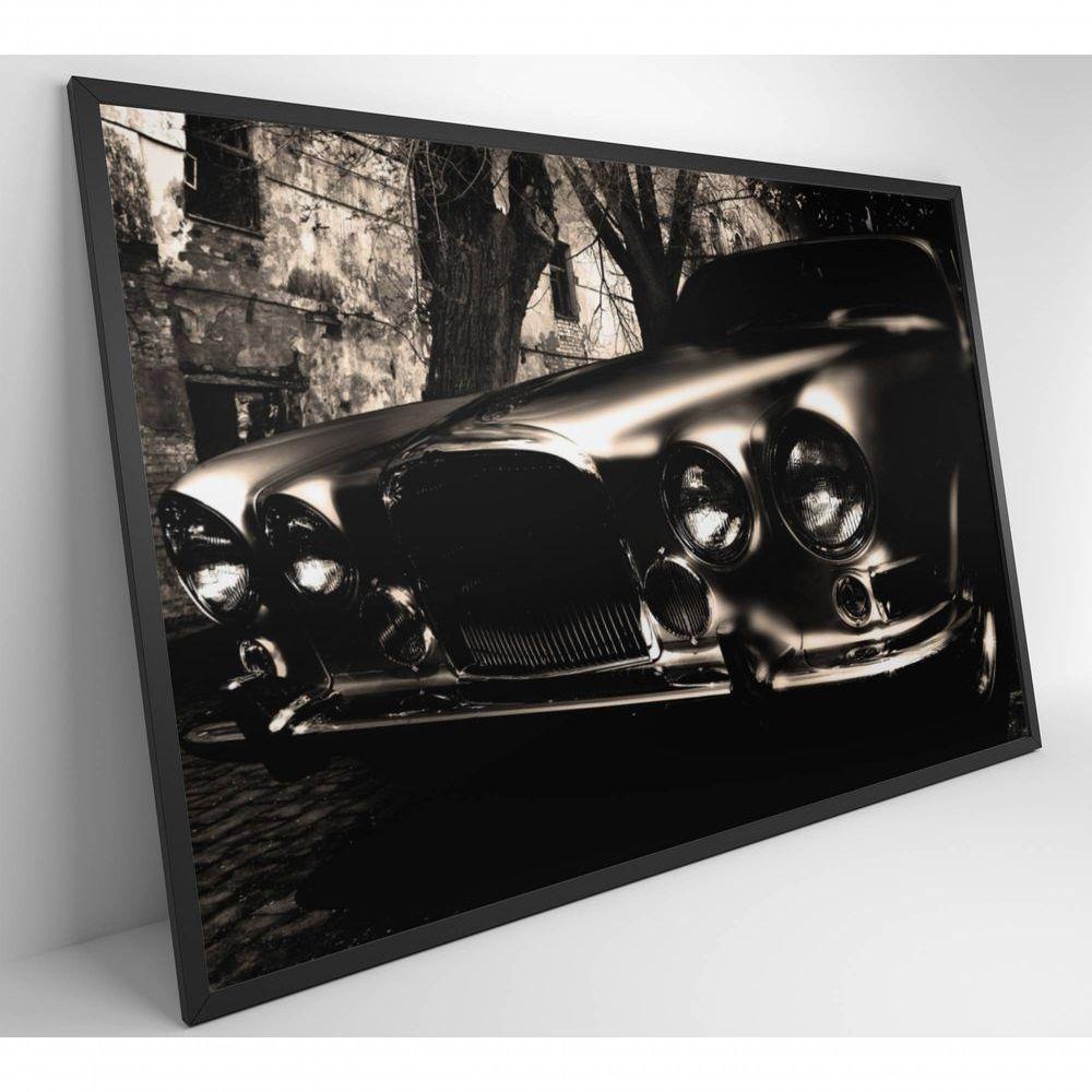 Quadro Carro Clássico 120x80 Cm Tecido Canvas - 5