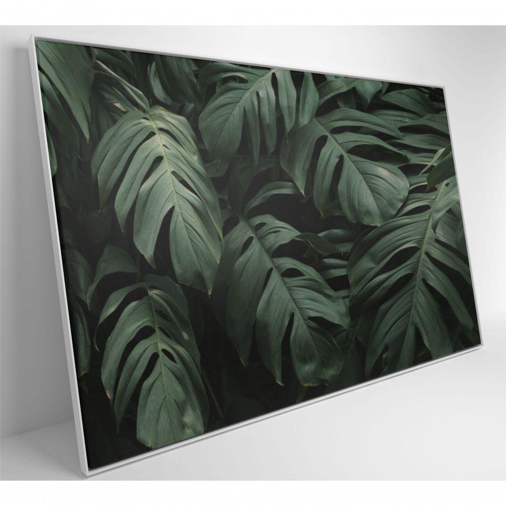 Quadro Folhas 60x40 Cm Vidro Impresso - 8