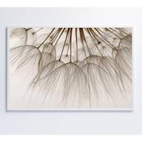 Quadro Dente De Leão 3 120x80 Cm Tecido Canvas