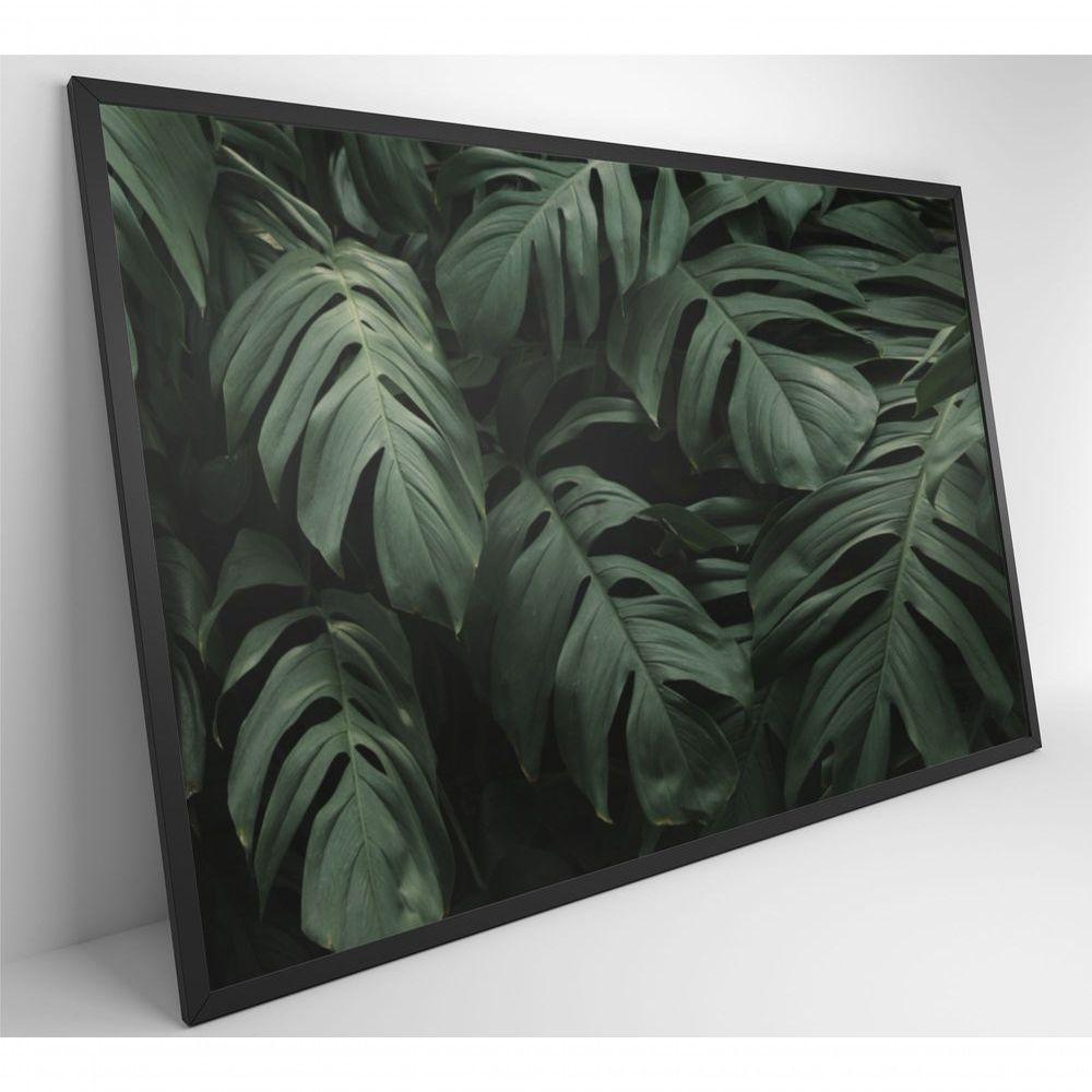 Quadro Folhas 60x40 Cm Tecido Canvas - 9