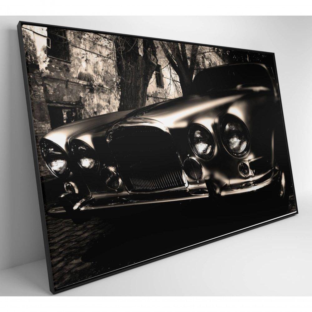 Quadro Carro Clássico 90x60 Cm Tecido Canvas - 2