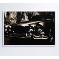 Quadro Carro Clássico 90x60 Cm Tecido Canvas - 1