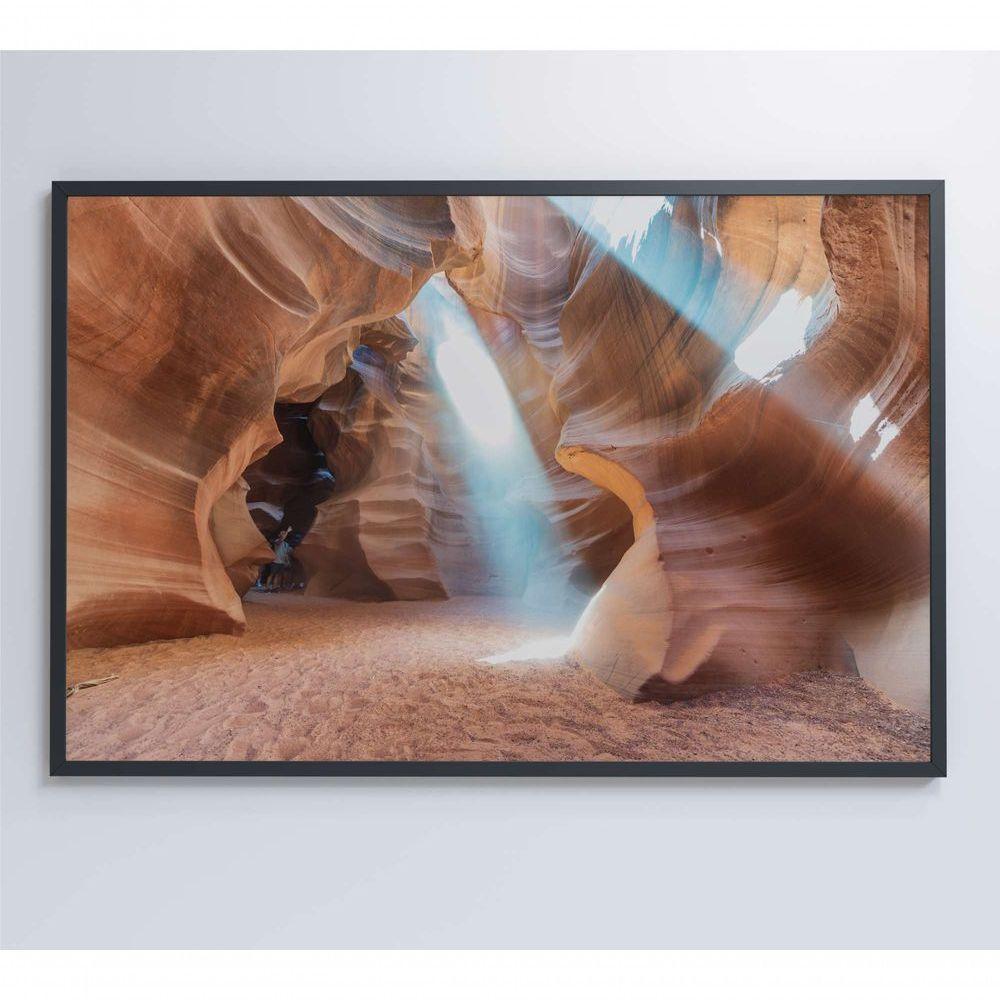 Quadro Labirintos Nas Rochas 120x80 Cm Tecido Canvas - 4