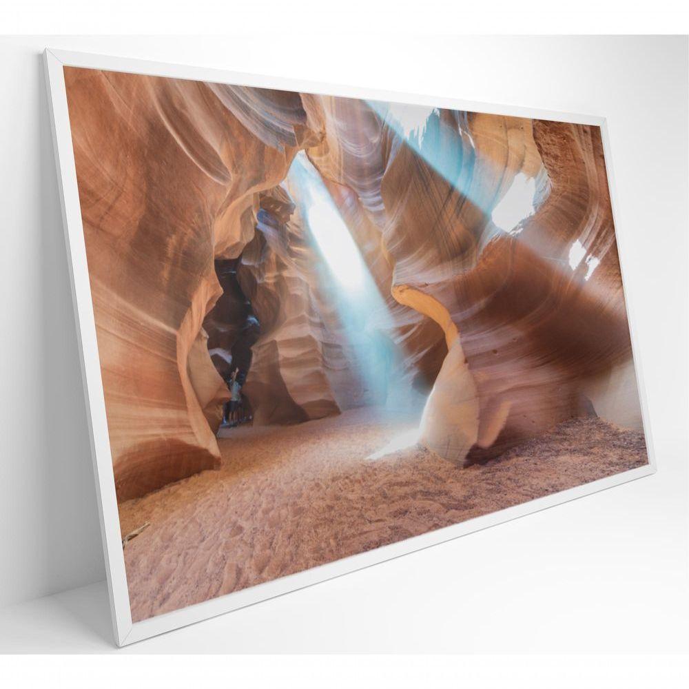 Quadro Labirintos Nas Rochas 120x80 Cm Tecido Canvas - 8