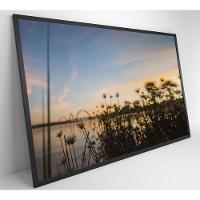 Quadro Por Do Sol Ponte Jk 120x80 Cm Vidro Impresso - 6