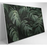 Quadro Folhas 90x60 Cm Vidro Impresso - 7