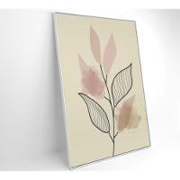 Quadro Abstrato Folhas 4 120x80 Cm Tecido Canvas - 6