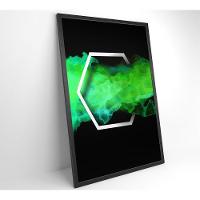 Quadro Hexágono Playstation 60x40 Cm Tecido Canvas - 2