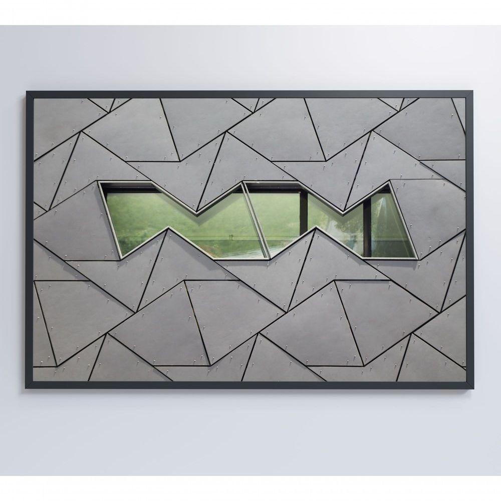 Quadro Arquitetura Formas 120x80 Cm Vidro Impresso - 3