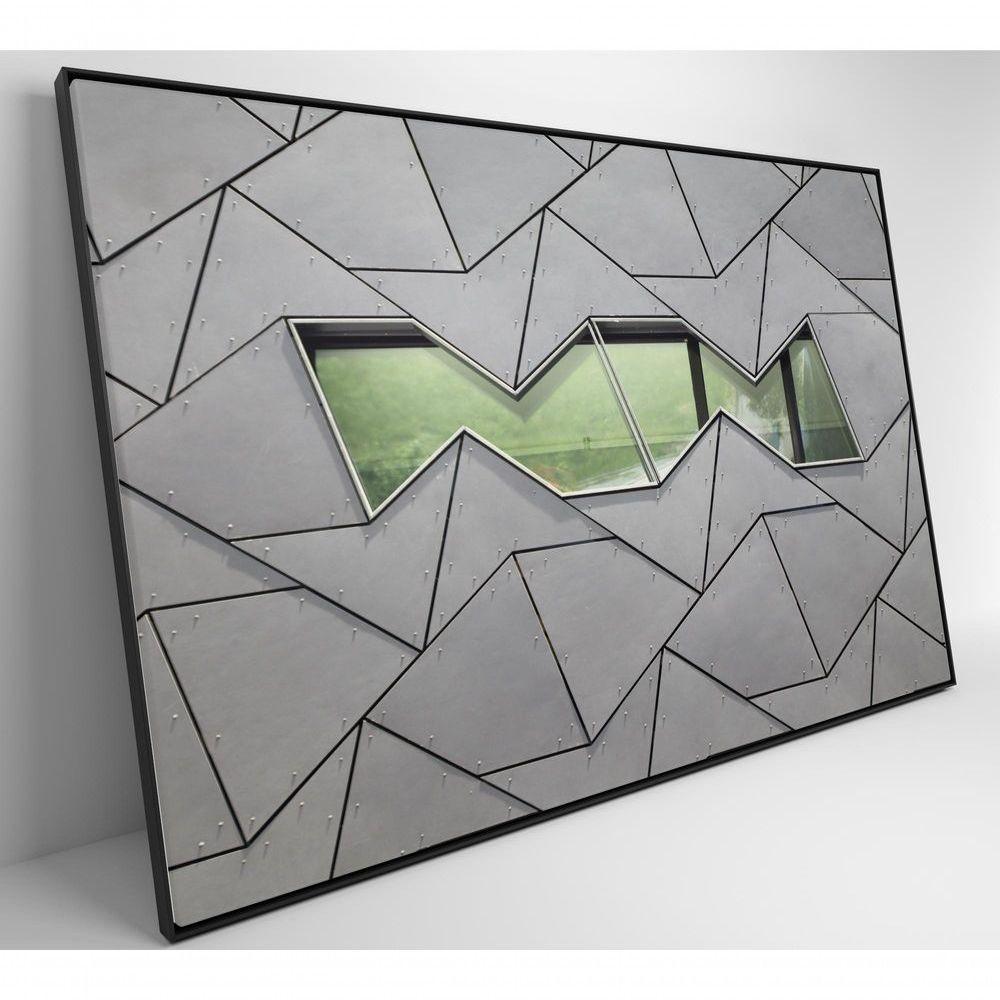 Quadro Arquitetura Formas 120x80 Cm Vidro Impresso - 5