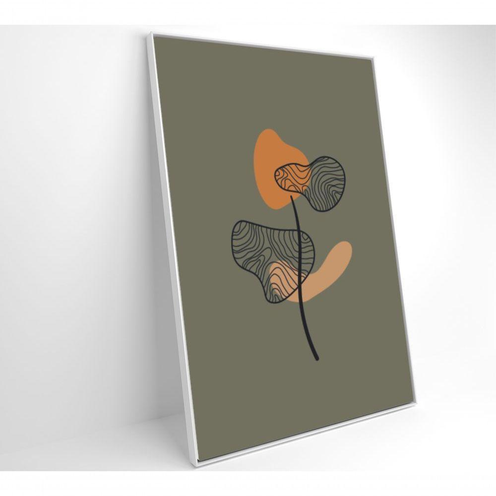 Quadro Abstrato Flores 2 60x90 Cm Vidro Impresso - 7