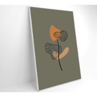 Quadro Abstrato Flores 2 60x90 Cm Vidro Impresso - 7