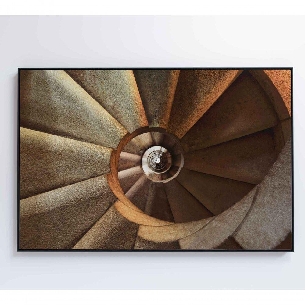Quadro Arquitetura Espiral 90x60 Cm Tecido Canvas - 7
