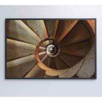 Quadro Arquitetura Espiral 90x60 Cm Tecido Canvas - 2