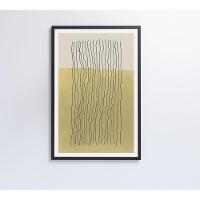 Quadro Abstrato Linhas 120x80 Cm Tecido Canvas - 3