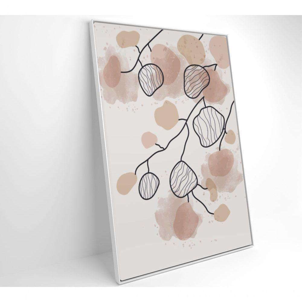 Quadro Abstrato Folhas 3 120x80 Cm Adesivo Fotográfico - 7