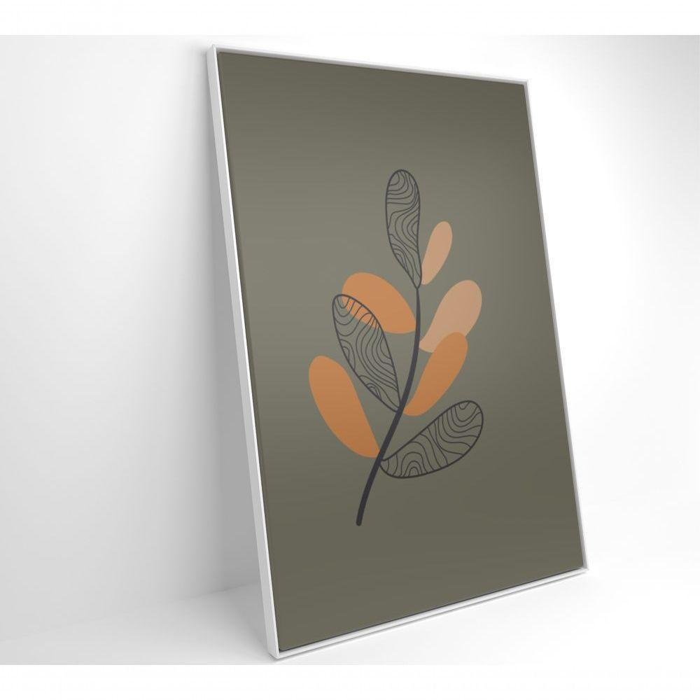 Quadro Abstrato Flores 60x90 Cm Vidro Impresso - 6