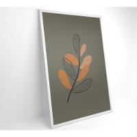 Quadro Abstrato Flores 60x90 Cm Vidro Impresso - 2