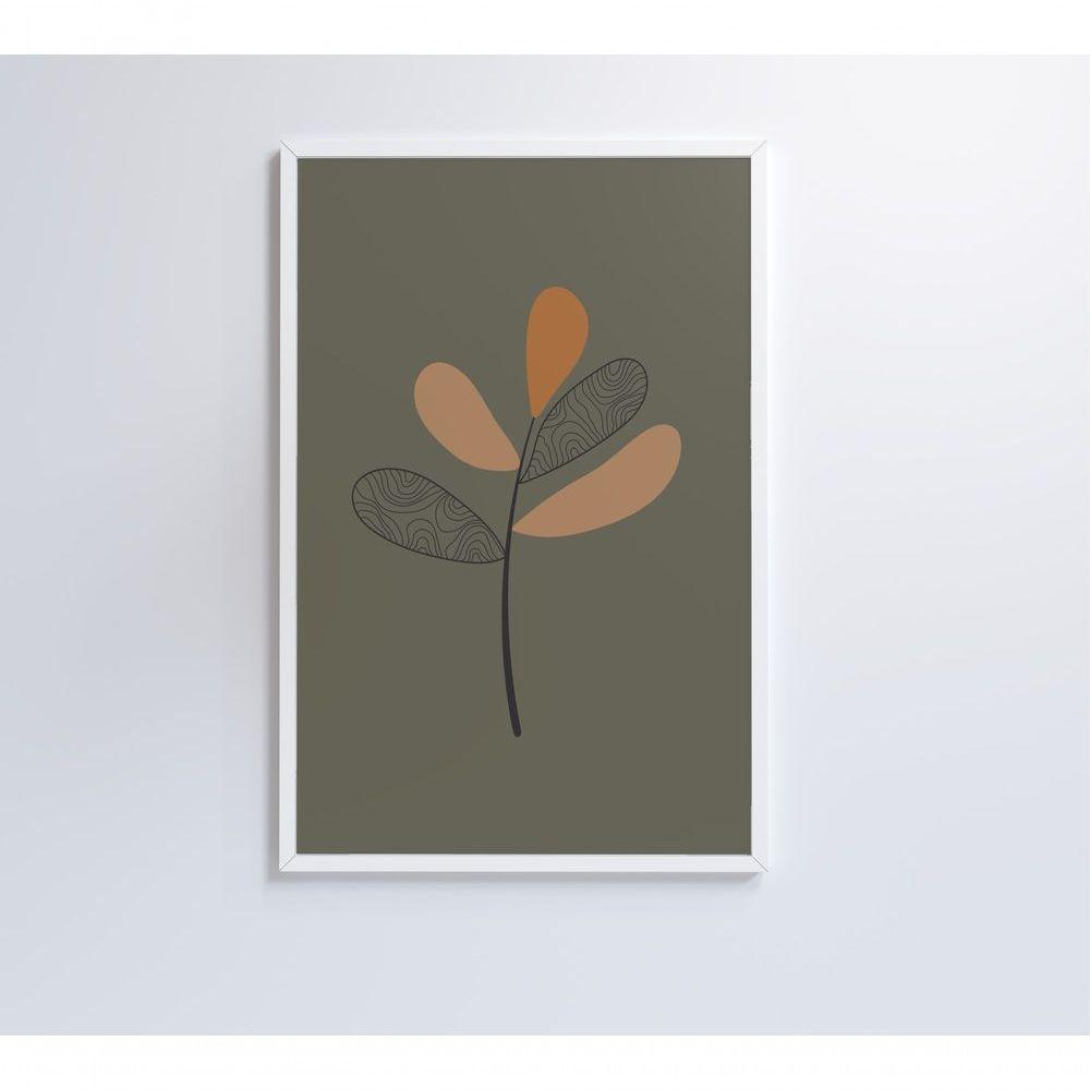 Quadro Abstrato Flores 4 80x120 Cm Tecido Canvas - 2