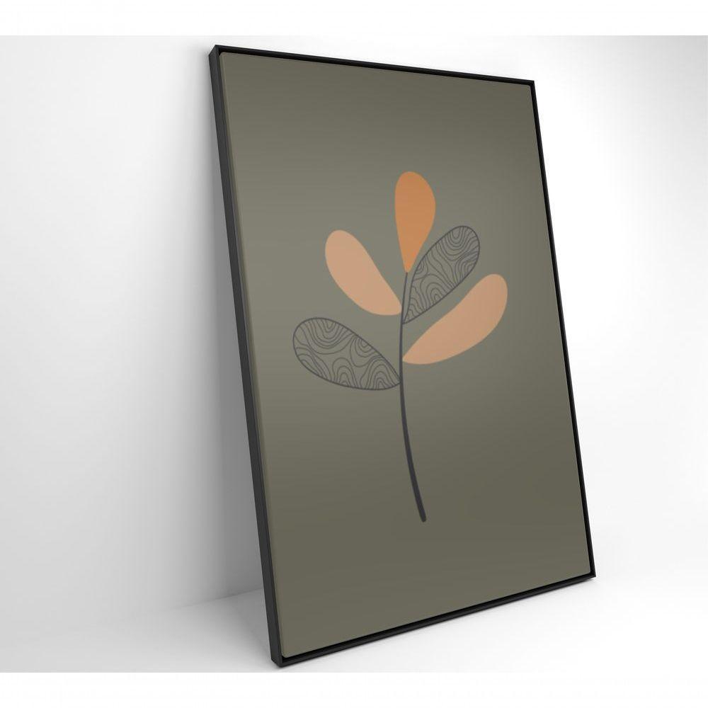 Quadro Abstrato Flores 4 80x120 Cm Tecido Canvas - 5