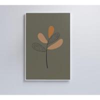 Quadro Abstrato Flores 4 80x120 Cm Tecido Canvas