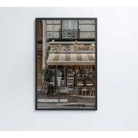 Quadro Bistrô Paris 60x90 Cm Tecido Canvas