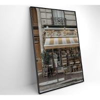 Quadro Bistrô Paris 60x90 Cm Tecido Canvas - 5