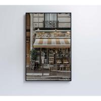 Quadro Bistrô Paris 60x90 Cm Tecido Canvas - 6