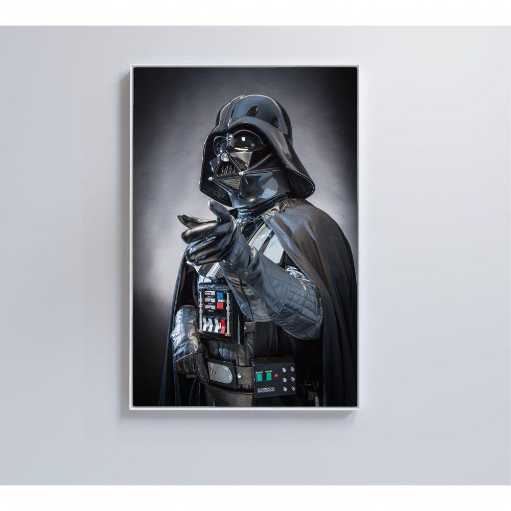 Quadro Darth Vader 120x80 Cm Vidro Impresso - 5