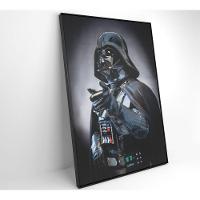 Quadro Darth Vader 120x80 Cm Vidro Impresso - 6