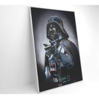 Quadro Darth Vader 120x80 Cm Vidro Impresso - 7
