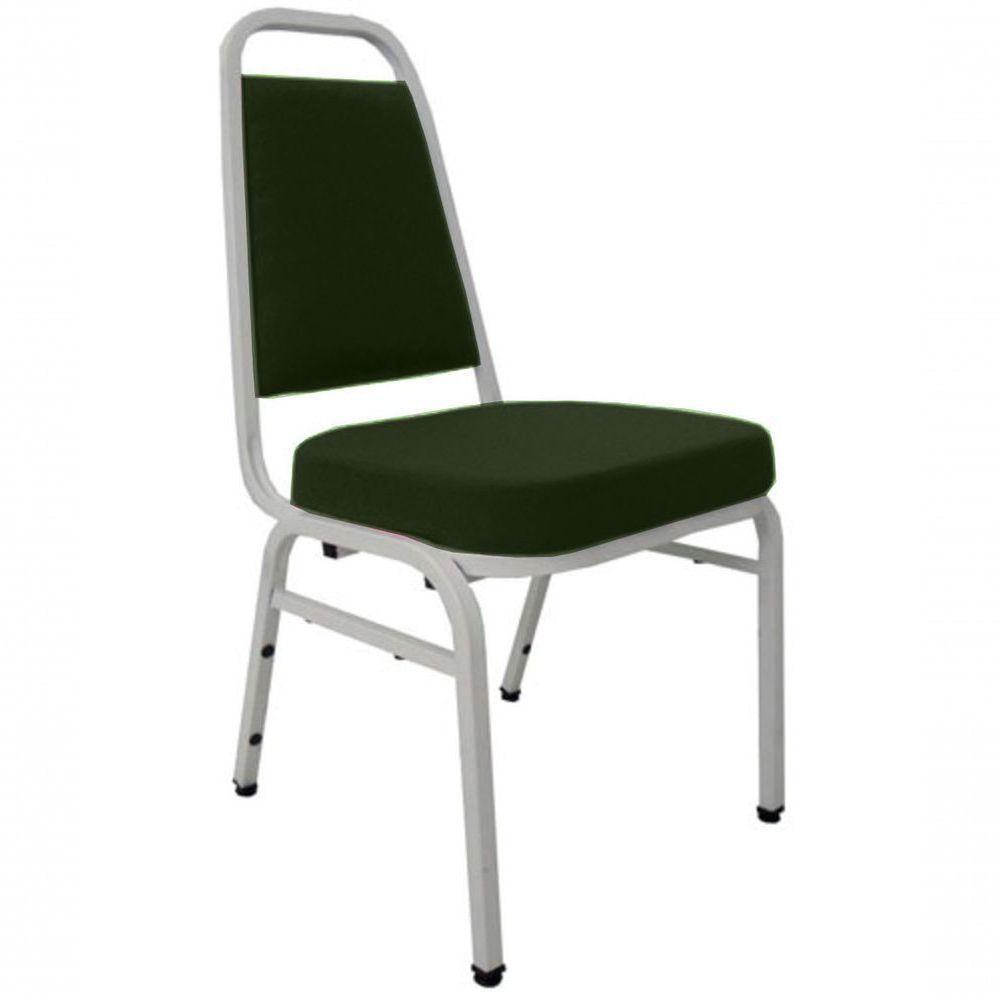 Cadeira Empilhável Para Auditórios Linha Hotel Plus Verde - 1