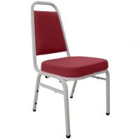 Cadeira Empilhável Para Auditórios Linha Hotel Plus Vermelho - 1