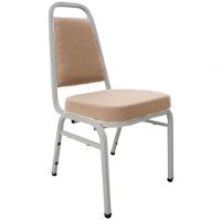 Cadeira Empilhável Para Auditórios Linha Hotel Plus Bege - 1