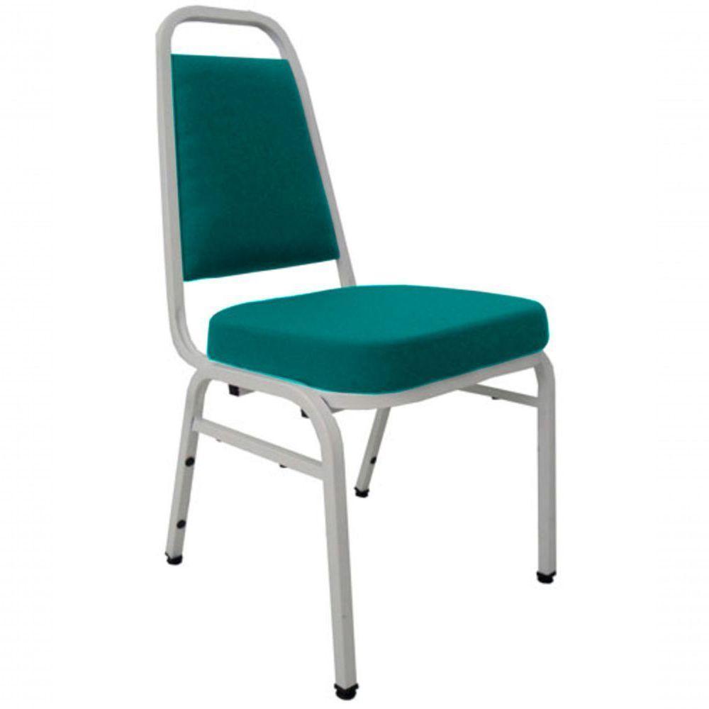 Cadeira Empilhável Para Auditórios Linha Hotel Plus Verde - 1