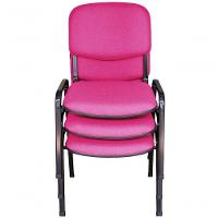 03 Cadeiras Para Auditórios Linha Hotel Auditório Rosa - 2