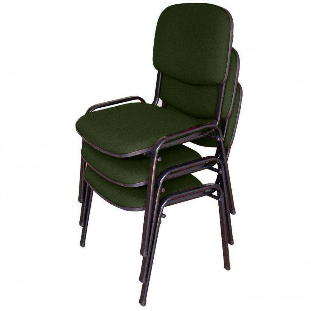 03 Cadeiras Para Auditórios Linha Hotel Auditório Verde - 1